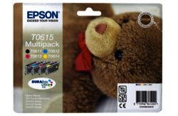Epson T0615 Teddy Ink Cartridges - Pack of 4.